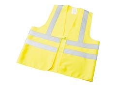 High visibility vest Max, size L, textile, yellow
